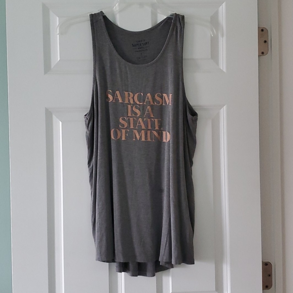 Graphic print tank top